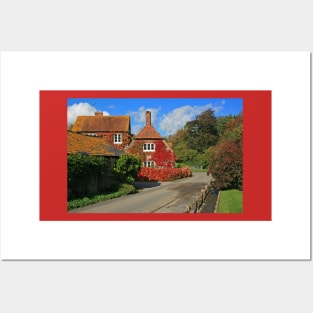 South Downs Farmhouse Posters and Art